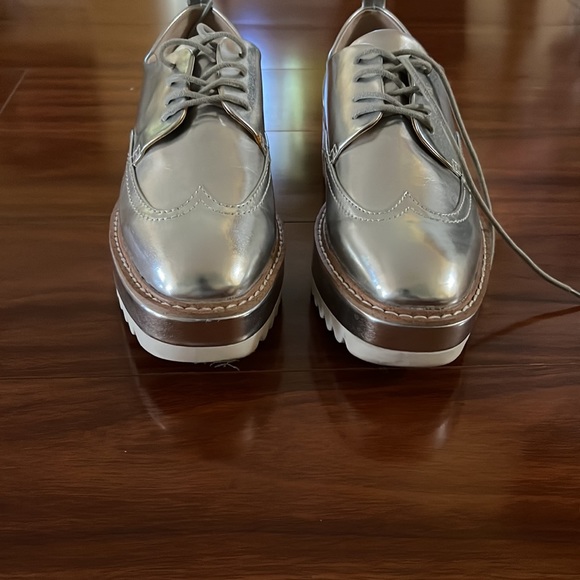 Zara silver metallic Oxford size 37 - Picture 2 of 5